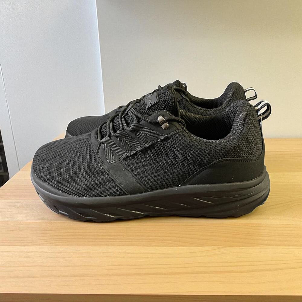 OrthoComfort Men's Black Shoes Comfortable Sz 15 Casual Support Comfort padded